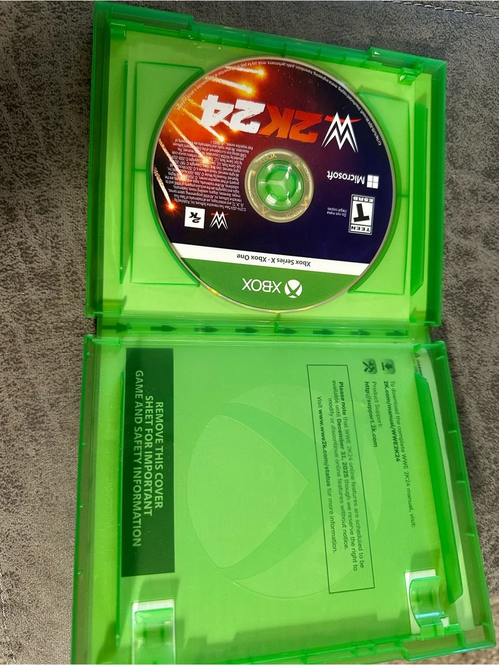 WWE 2K24 Xbox Series X / Xbox One Complete with Case